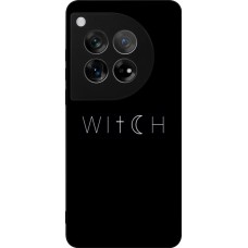 Coque OnePlus 12 - Silicone rigide noir Halloween 22 witch word