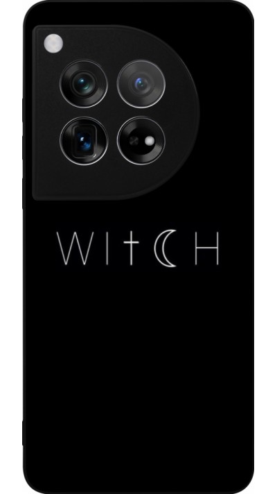 Coque OnePlus 12 - Silicone rigide noir Halloween 22 witch word