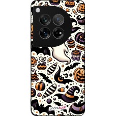 Coque OnePlus 12 - Silicone rigide noir Halloween 2024 Cute Pattern