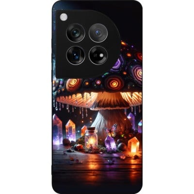 Coque OnePlus 12 - Silicone rigide noir Halloween Potion Magic