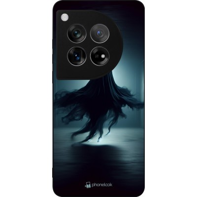 Coque OnePlus 12 - Silicone rigide noir Halloween 2024 Spectral Shadow