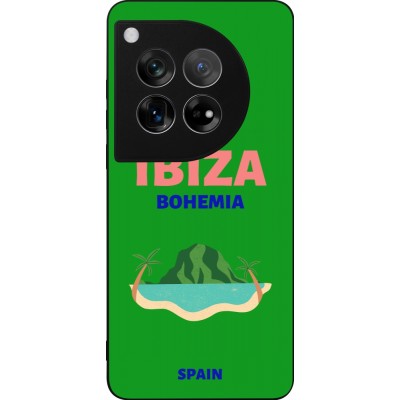 Coque OnePlus 12 - Silicone rigide noir Pop Summer Destination Ibiza