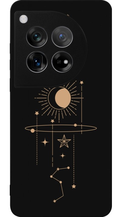 Coque OnePlus 12 - Silicone rigide noir Spring 23 astro