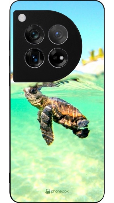 OnePlus 12 Case Hülle - Silikon schwarz Turtle Underwater