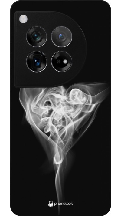 OnePlus 12 Case Hülle - Silikon schwarz Valentine 2022 Black Smoke