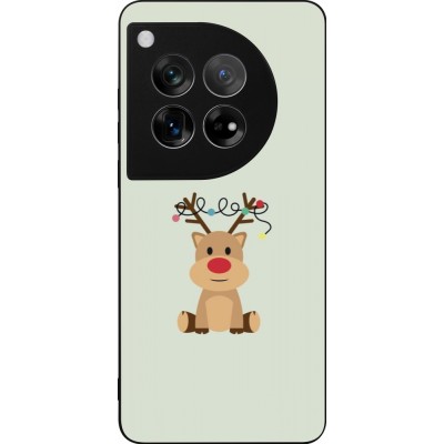 OnePlus 12 Case Hülle - Silikon schwarz Christmas 22 baby reindeer