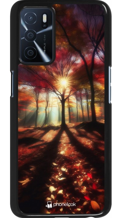 Coque OPPO A16s - Automne doré glare