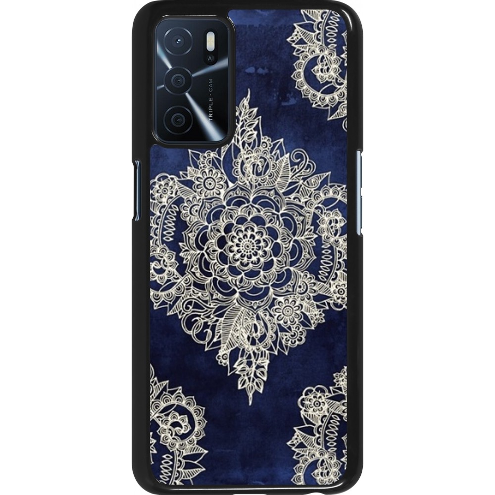 Coque Oppo A16s - Cream Flower Moroccan