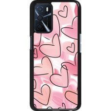 Coque OPPO A16s - Easter 2023 pink hearts