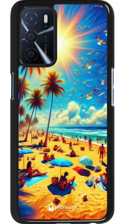 Coque OPPO A16s - Été Paradis Paint