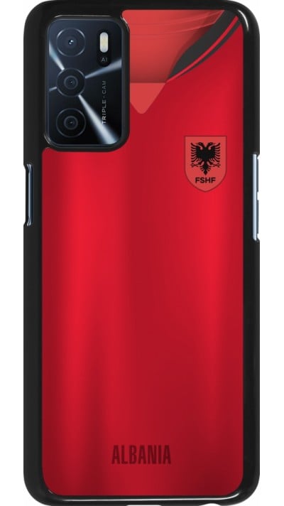 OPPO A16s Case Hülle - Albanien personalisierbares Fussballtrikot