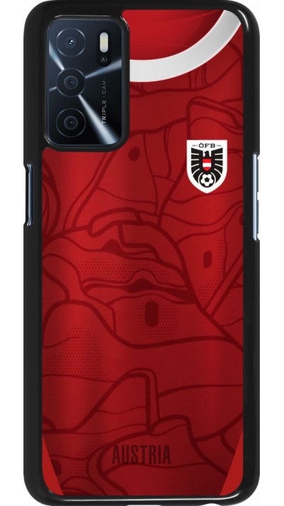 OPPO A16s Case Hülle - Austria personalisierbares Fussballtrikot