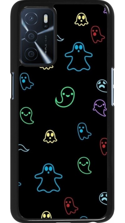 Coque OPPO A16s - Halloween 2024 colorful ghosts