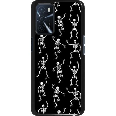 Coque OPPO A16s - Halloween 2024 dancing skeleton