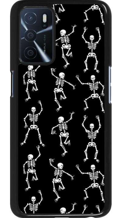 Coque OPPO A16s - Halloween 2024 dancing skeleton