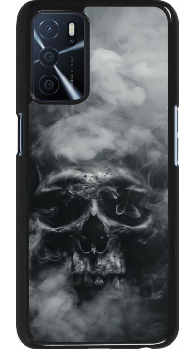 Coque OPPO A16s - Halloween 2024 smoky skull