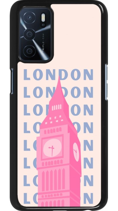 OPPO A16s Case Hülle - London Pink Print