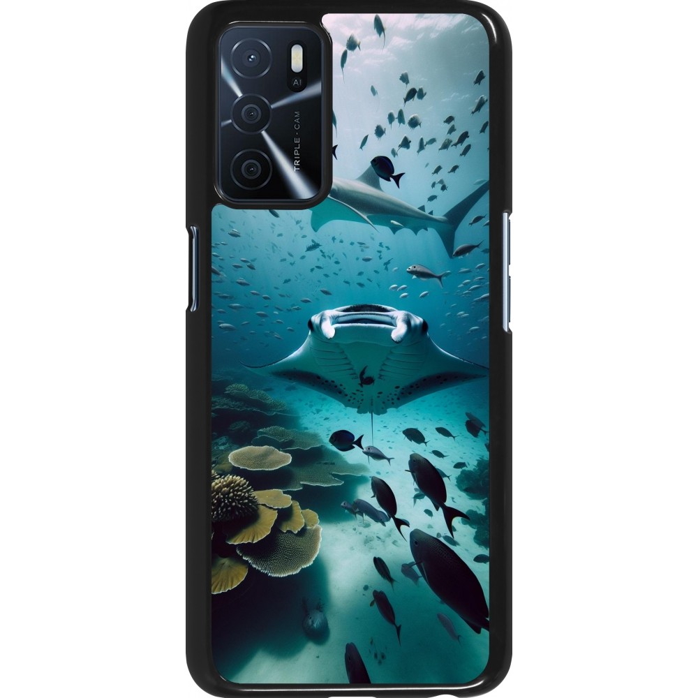 Coque OPPO A16s - Manta Lagon Nettoyage