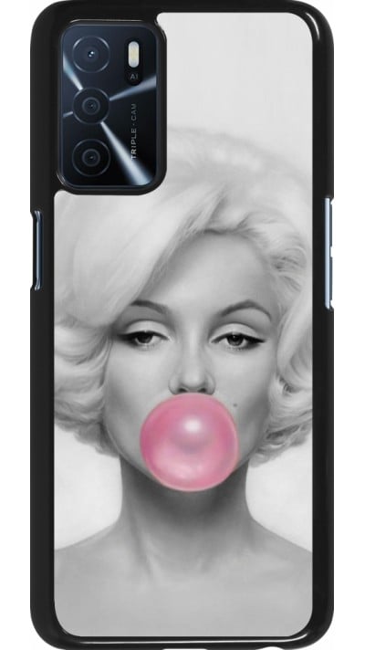 Oppo A16s Case Hülle - Marilyn Bubble