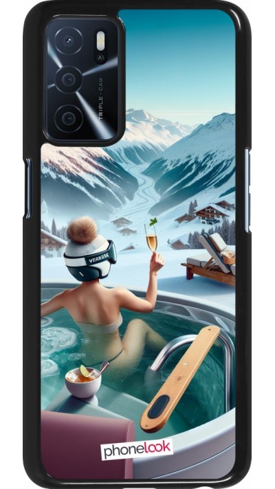 Coque OPPO A16s - Montagne Glamour Jacuzzi