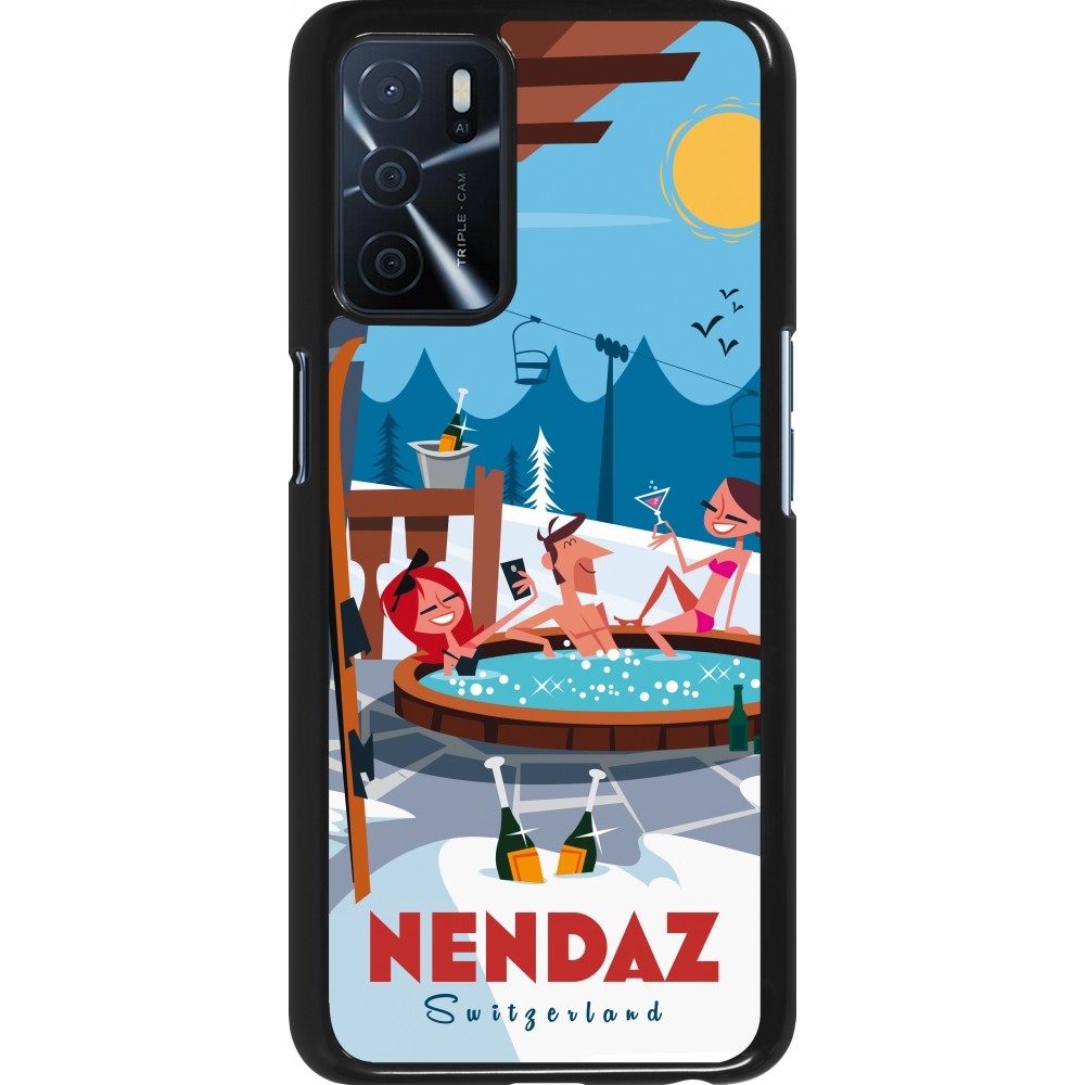 Coque OPPO A16s - Nendaz Mountain Jacuzzi