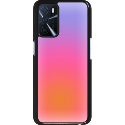 Coque OPPO A16s - Orange Pink Blue Gradient