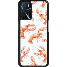 Coque OPPO A16s - Pattern de homards pastels