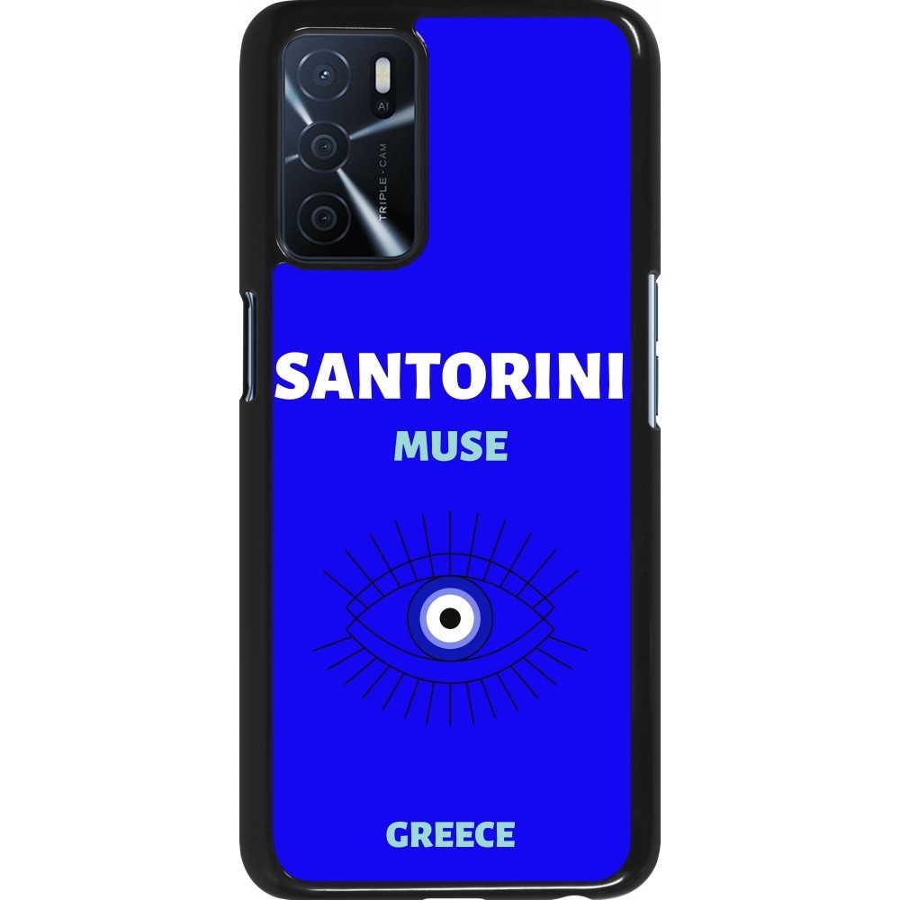 Coque OPPO A16s - Pop Summer Destination Santorini