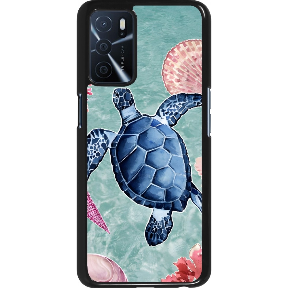 Coque OPPO A16s - Preppy Turtle