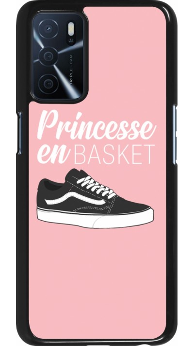 Coque Oppo A16s - princesse en basket