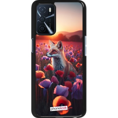 Coque OPPO A16s - Renard pourpre au crépuscule