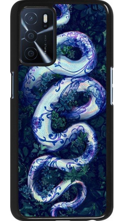 Coque OPPO A16s - Serpent Blue Anaconda