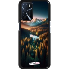 Coque OPPO A16s - Sunset Forest Lake