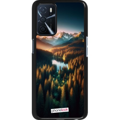 Coque OPPO A16s - Sunset Forest Lake