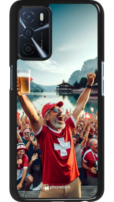 Coque OPPO A16s - Victoire suisse fan zone Euro 2024