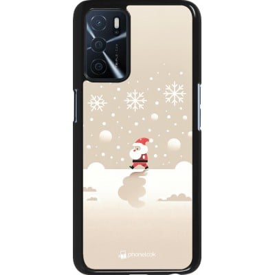 Coque OPPO A16s - Noël 2023 Minimalist Santa