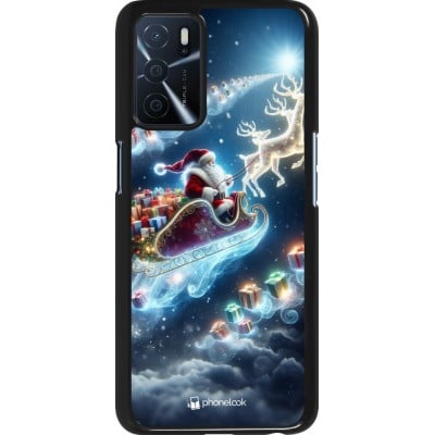 Coque OPPO A16s - Noël 2023 Père Noël enchanté