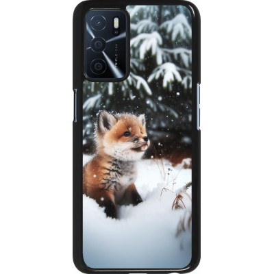 Coque OPPO A16s - Noël 2023 Renardeau sapin