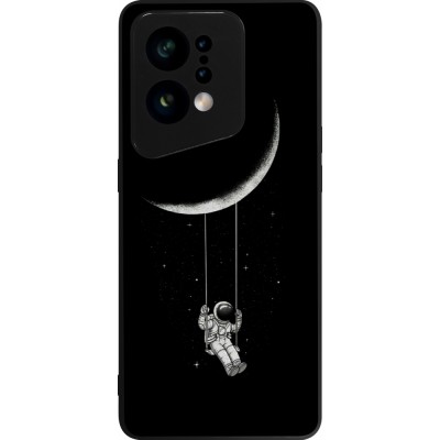 Coque OPPO Find X5 - Silicone rigide noir Astro balançoire