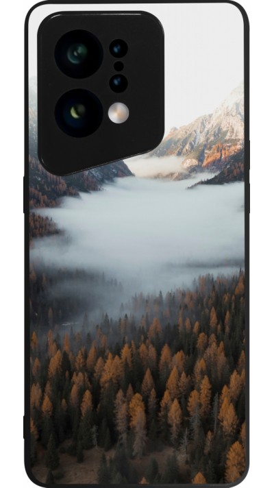 Coque OPPO Find X5 - Silicone rigide noir Autumn 22 forest lanscape