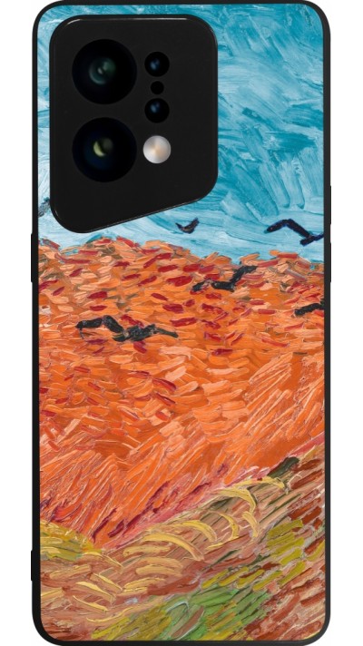 Coque OPPO Find X5 - Silicone rigide noir Autumn 22 Van Gogh style