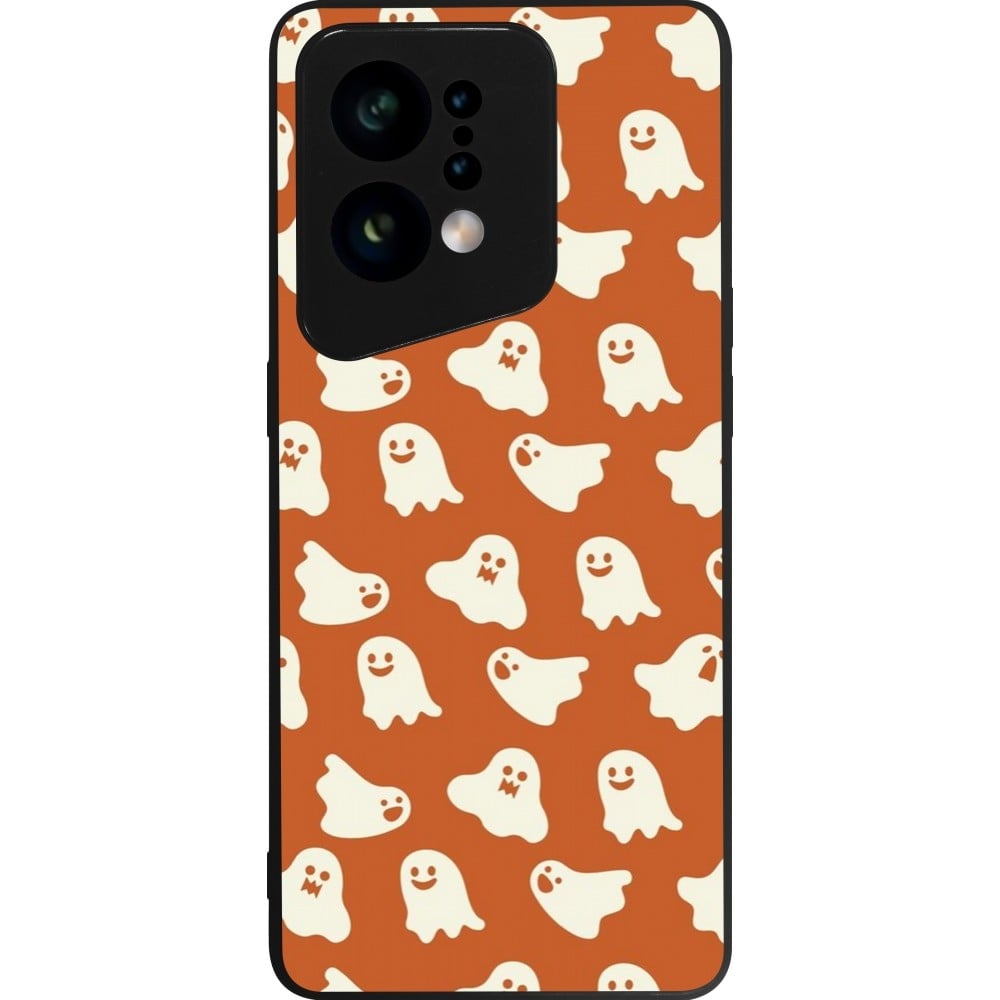 Coque OPPO Find X5 - Silicone rigide noir Autumn 2024 mini ghosts