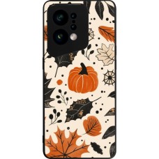 Coque OPPO Find X5 - Silicone rigide noir Autumn 2024 nature