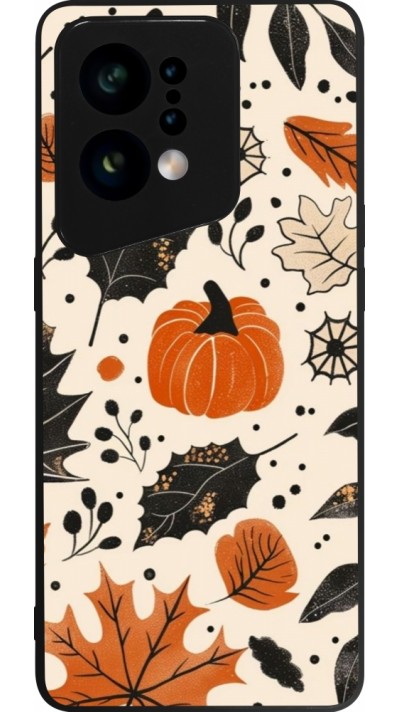 Coque OPPO Find X5 - Silicone rigide noir Autumn 2024 nature