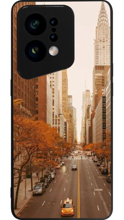 Coque OPPO Find X5 - Silicone rigide noir Autumn 2024 New York city