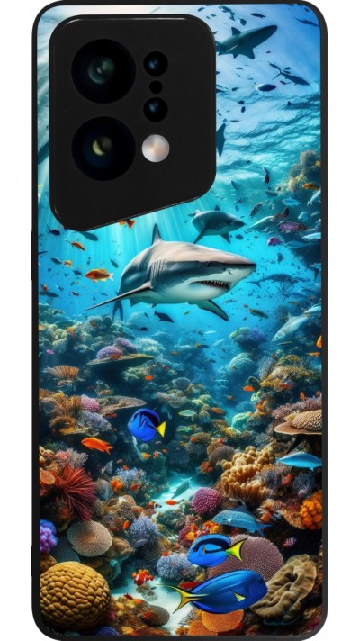 Coque OPPO Find X5 - Silicone rigide noir Bora Bora Mer et Merveilles