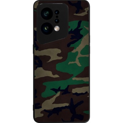 Coque OPPO Find X5 - Silicone rigide noir Camouflage 3