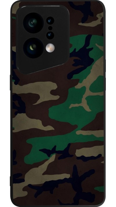 Coque OPPO Find X5 - Silicone rigide noir Camouflage 3