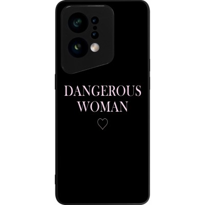 Coque OPPO Find X5 - Silicone rigide noir Dangerous woman