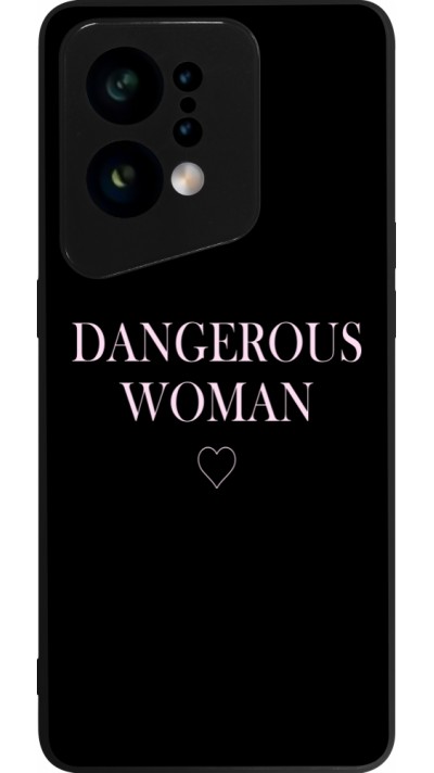 Coque OPPO Find X5 - Silicone rigide noir Dangerous woman